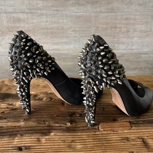 Sam Edelman Black Studded Heels